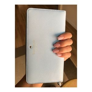 Kate spade baby blue wallet